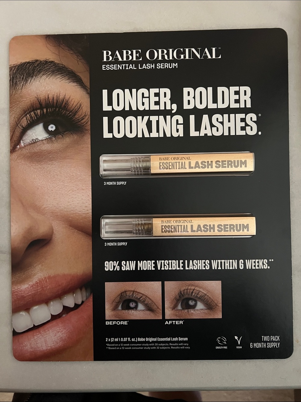 Babe Original Essential Lash Serum – 2-Pack Clear